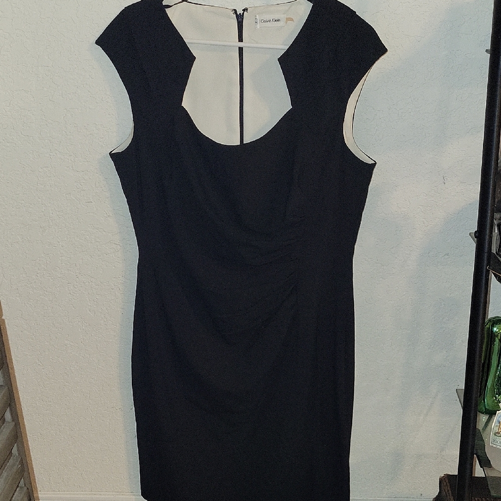 Calvin Klein Black Midi Dress